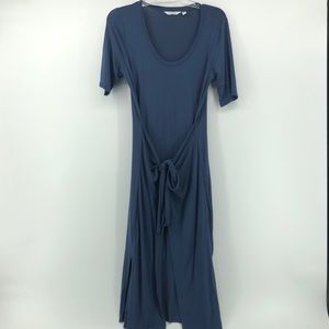 Athleta Blue Midi Dress